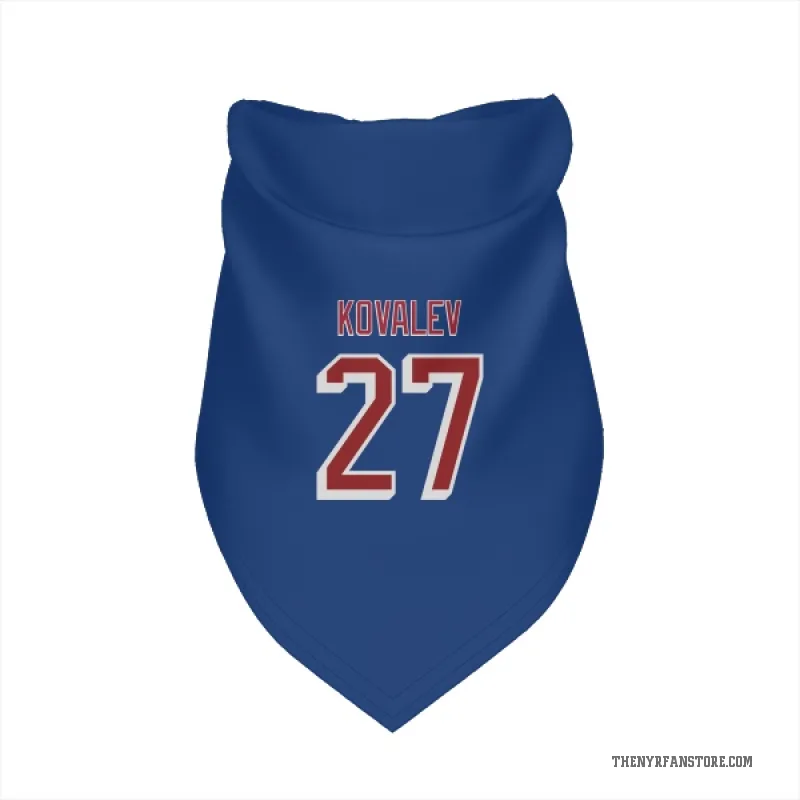 Alex Kovalev  Blue New York Rangers  Cat & Dog Pet Bandana