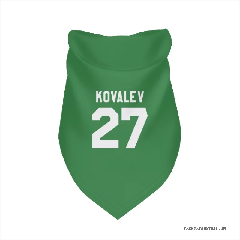 Alex Kovalev  Green New York Rangers  Cat & Dog Pet Bandana