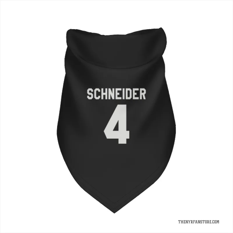 Braden Schneider  Black New York Rangers  Cat & Dog Pet Bandana