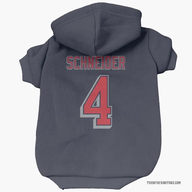 Braden Schneider  Navy New York Rangers  Cat & Dog Pet Hoodie