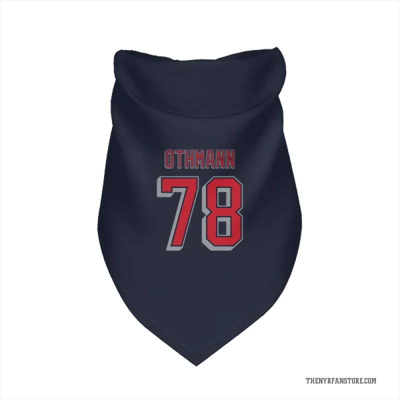 Brennan Othmann  Navy New York Rangers  Cat & Dog Pet Bandana