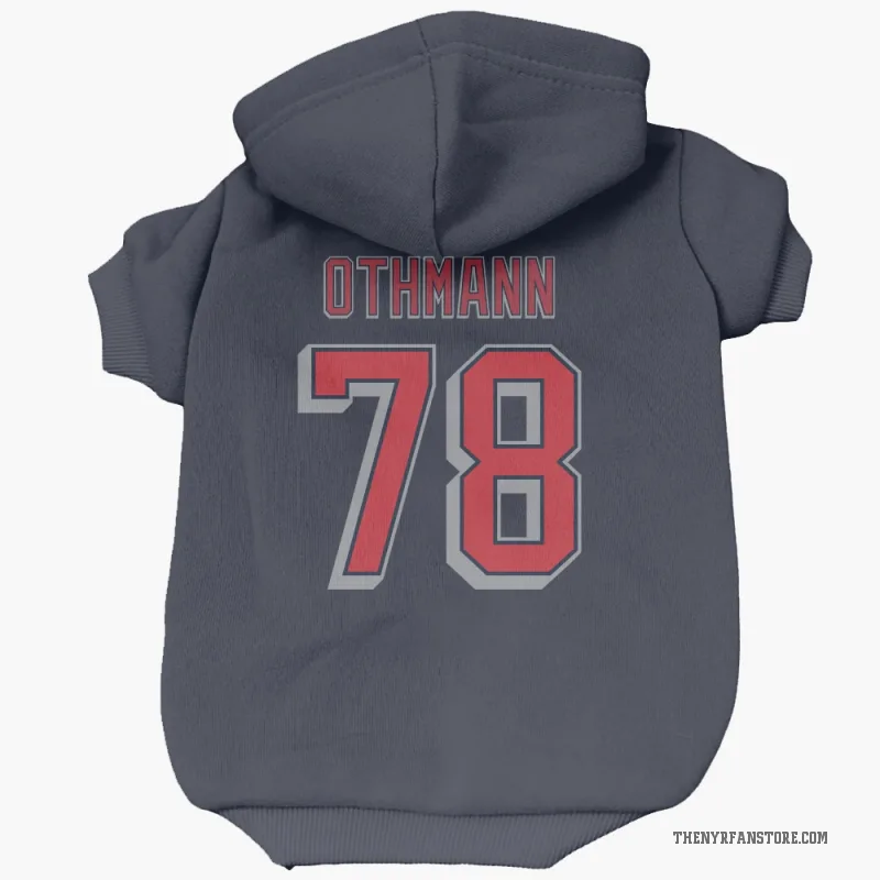 Brennan Othmann  Navy New York Rangers  Cat & Dog Pet Hoodie