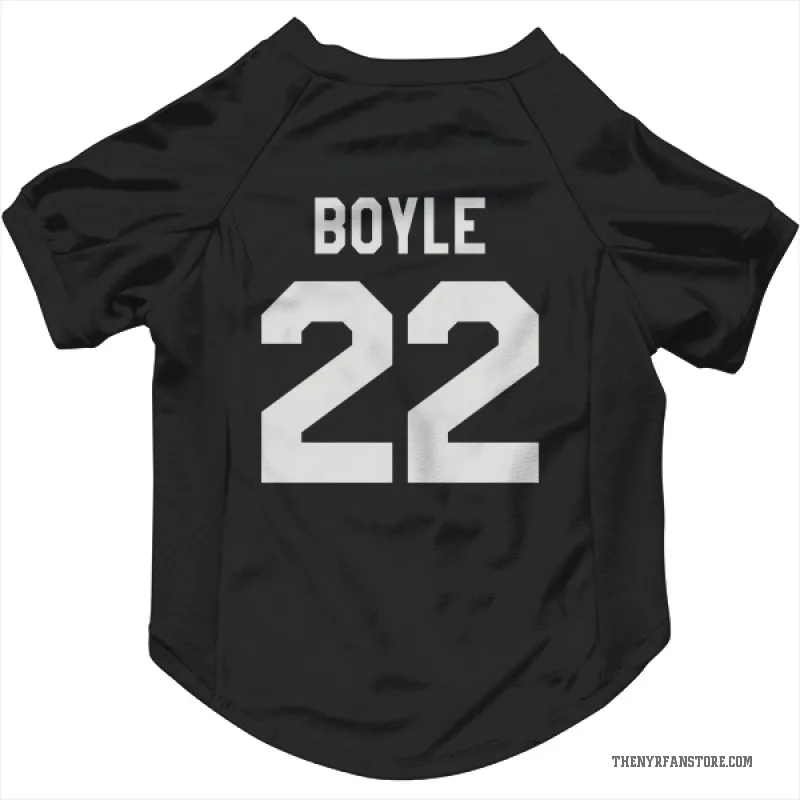 Dan Boyle  Black New York Rangers  Cat & Dog Pet Jersey