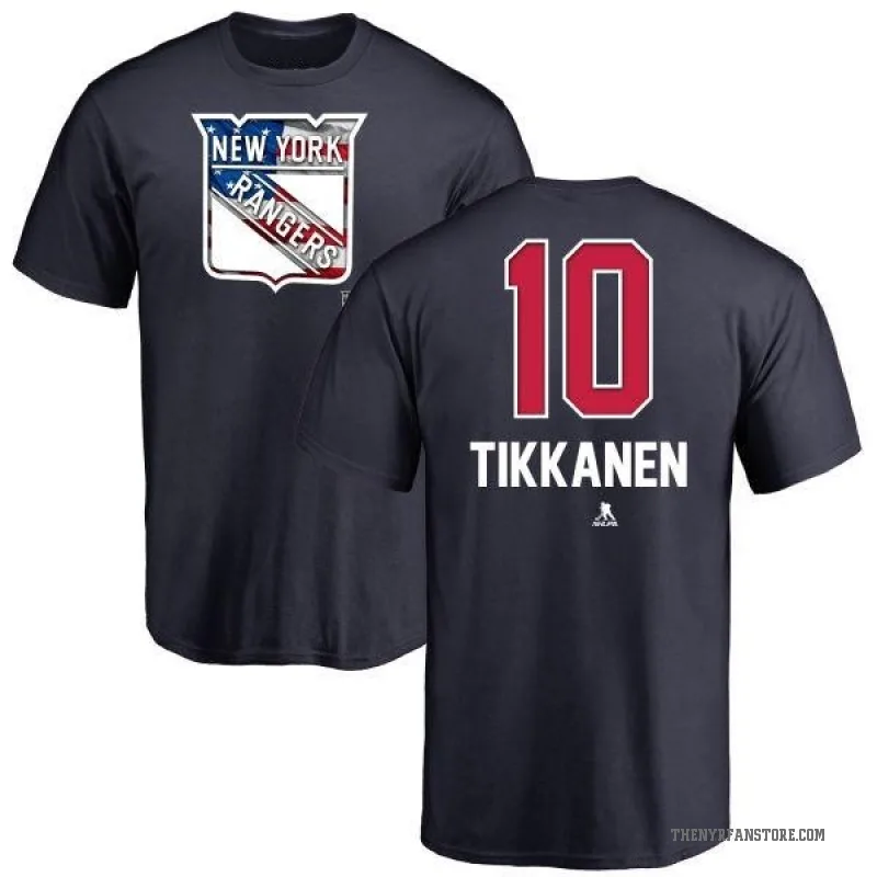 Esa Tikkanen Youth Navy New York Rangers Name and Number Banner Wave T-Shirt -
