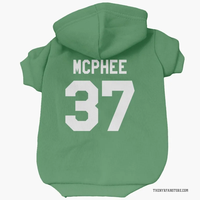 George Mcphee  Green New York Rangers  Cat & Dog Pet Hoodie