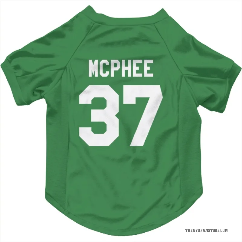 George Mcphee  Green New York Rangers  Cat & Dog Pet Jersey