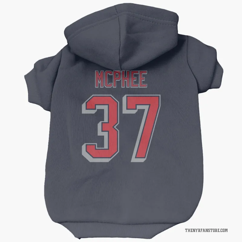 George Mcphee  Navy New York Rangers  Cat & Dog Pet Hoodie