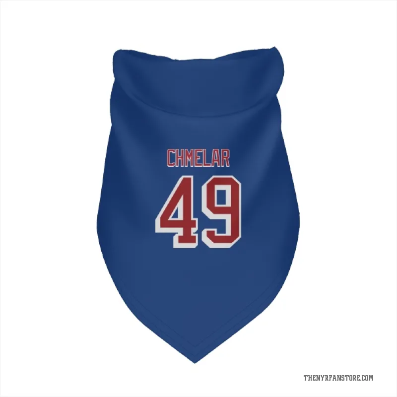 Jaroslav Chmelar  Blue New York Rangers  Cat & Dog Pet Bandana