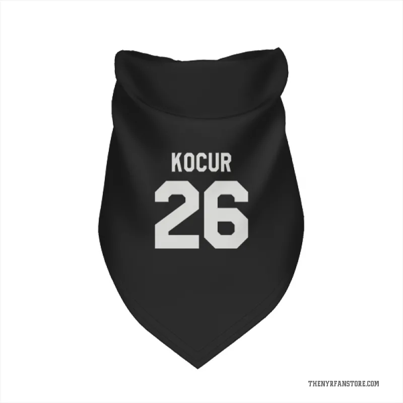 Joe Kocur  Black New York Rangers  Cat & Dog Pet Bandana