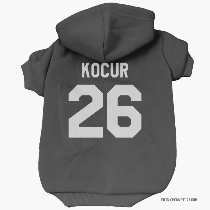 Joe Kocur  Black New York Rangers  Cat & Dog Pet Hoodie