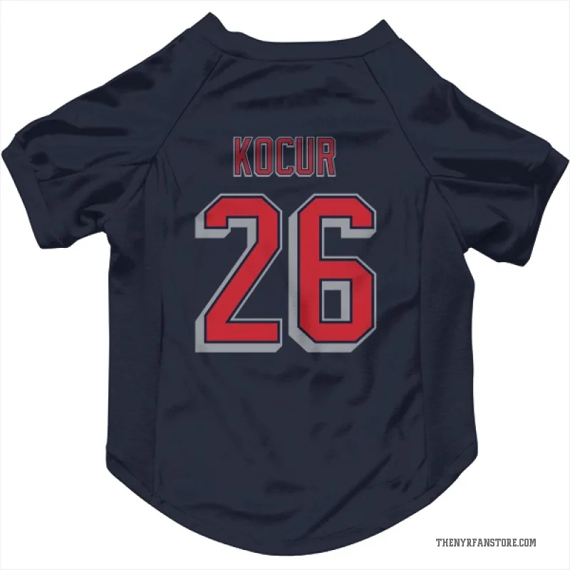 Joe Kocur  Navy New York Rangers  Cat & Dog Pet Jersey