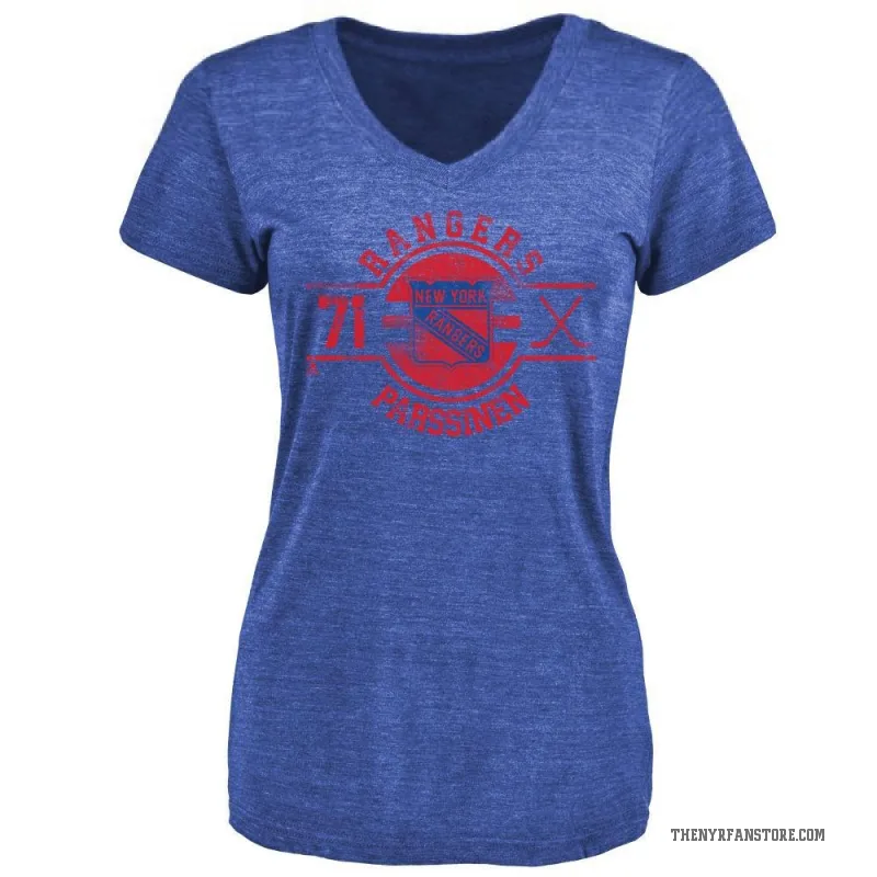 Juuso Parssinen Women's Royal New York Rangers Insignia T-Shirt -