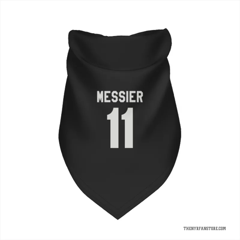 Mark Messier  Black New York Rangers  Cat & Dog Pet Bandana
