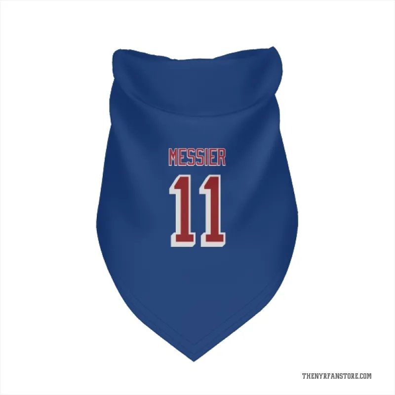 Mark Messier  Blue New York Rangers  Cat & Dog Pet Bandana