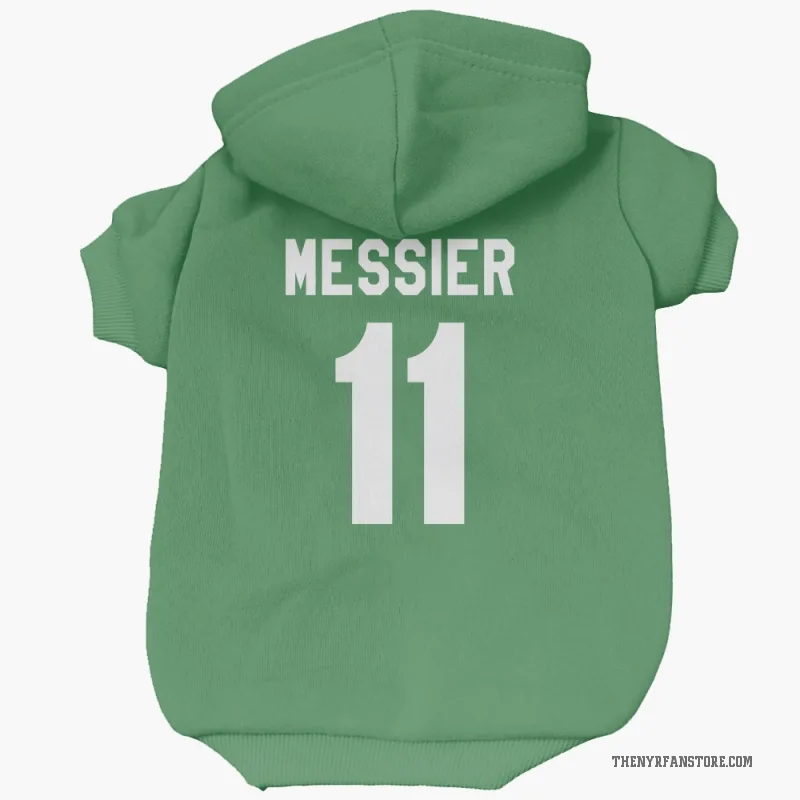 Mark Messier  Green New York Rangers  Cat & Dog Pet Hoodie