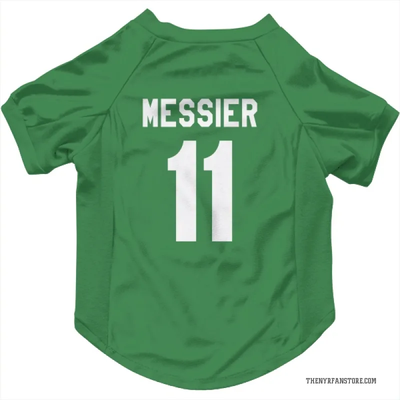 Mark Messier  Green New York Rangers  Cat & Dog Pet Jersey