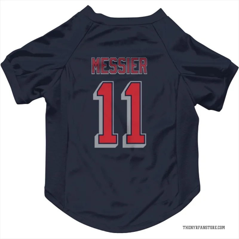 Mark Messier  Navy New York Rangers  Cat & Dog Pet Jersey