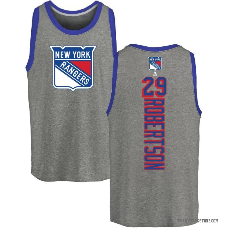 Matthew Robertson Youth Ash New York Rangers Backer Tank Top -