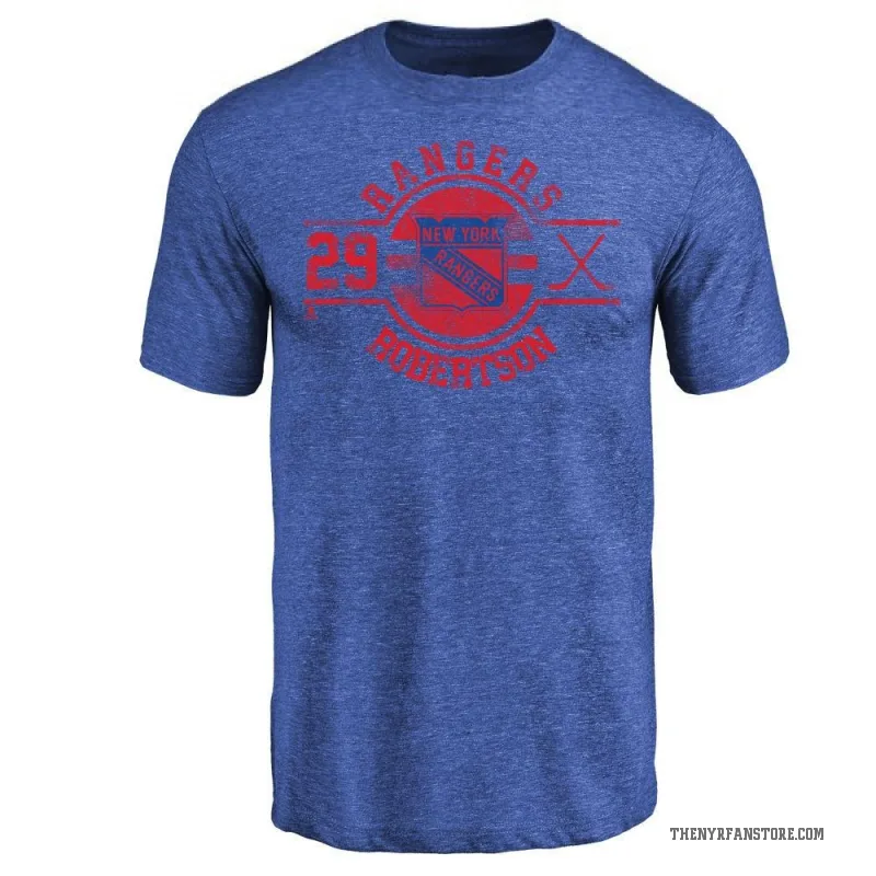 Matthew Robertson Youth Royal New York Rangers Insignia T-Shirt -