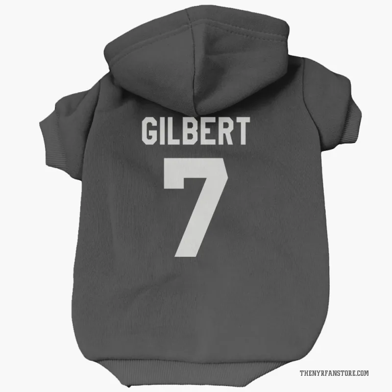 Rod Gilbert  Black New York Rangers  Cat & Dog Pet Hoodie