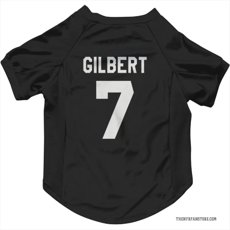 Rod Gilbert  Black New York Rangers  Cat & Dog Pet Jersey