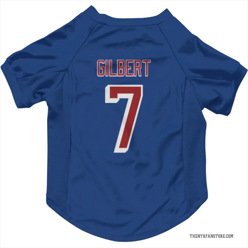Rod Gilbert  Blue New York Rangers  Cat & Dog Pet Jersey