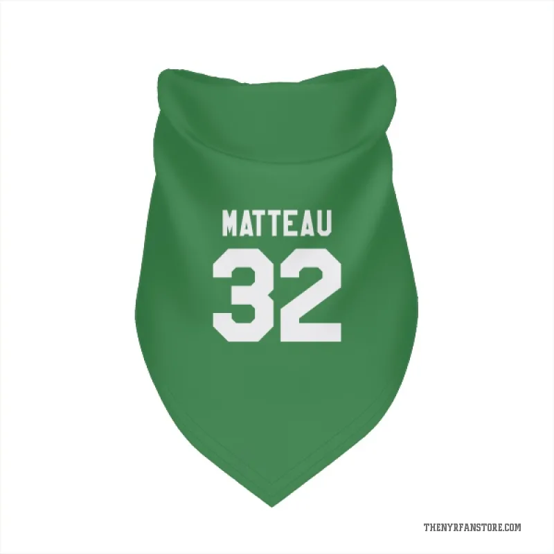 Stephane Matteau  Green New York Rangers  Cat & Dog Pet Bandana