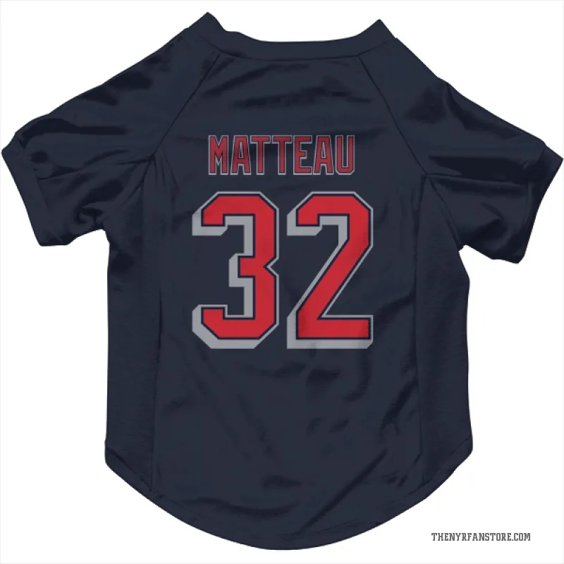 Stephane Matteau  Navy New York Rangers  Cat & Dog Pet Jersey
