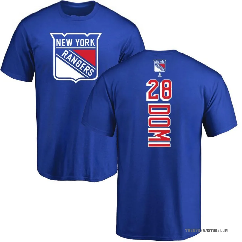 Tie Domi Youth Royal New York Rangers Backer T-Shirt -