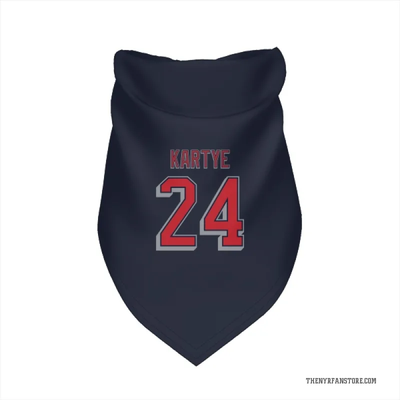 Tye Kartye  Navy New York Rangers  Cat & Dog Pet Bandana