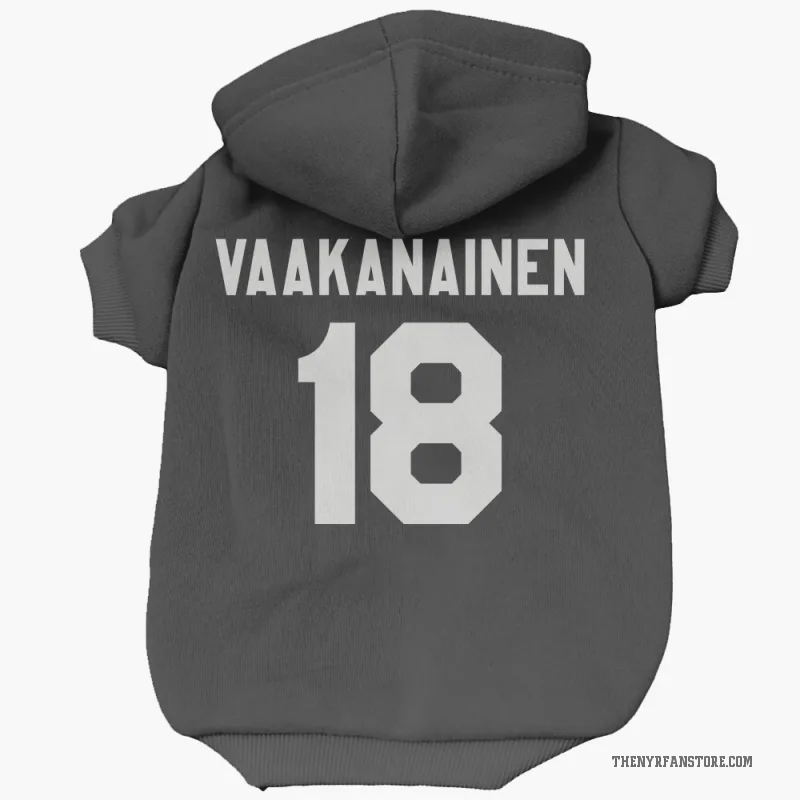 Urho Vaakanainen  Black New York Rangers  Cat & Dog Pet Hoodie