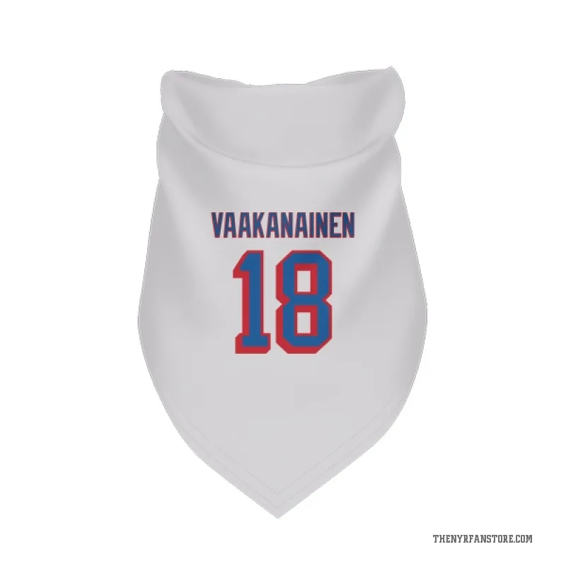 Urho Vaakanainen  White New York Rangers  Cat & Dog Pet Bandana