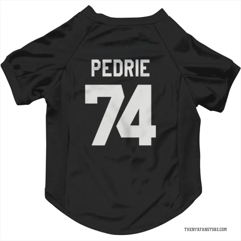 Vince Pedrie  Black New York Rangers  Cat & Dog Pet Jersey