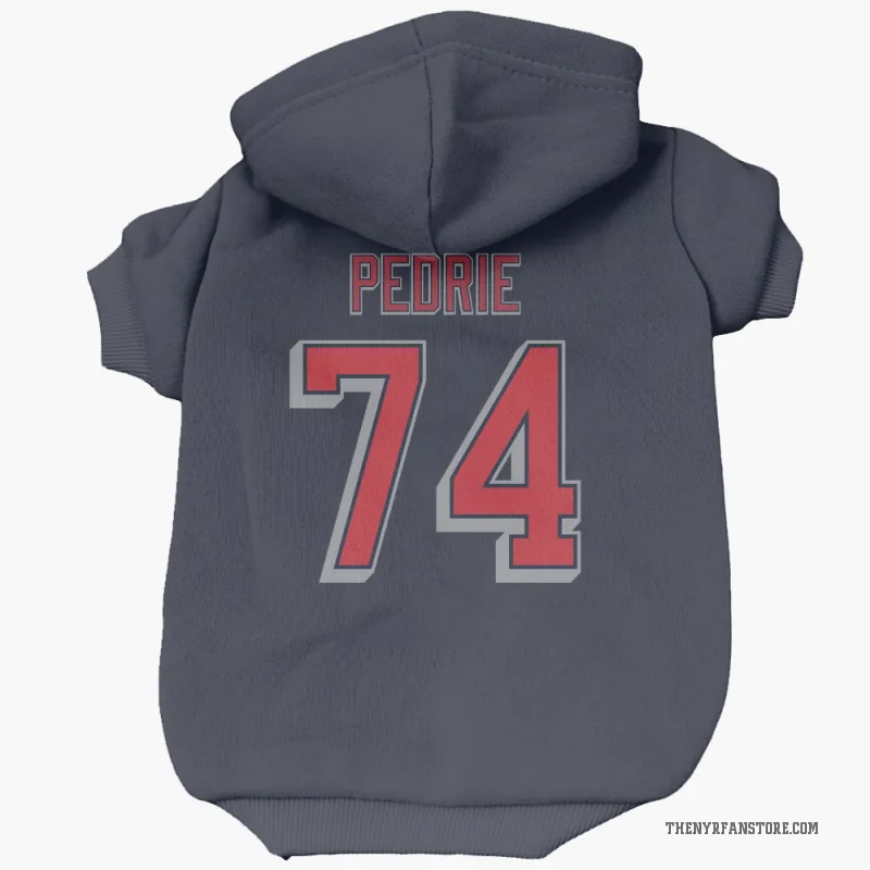 Vince Pedrie  Navy New York Rangers  Cat & Dog Pet Hoodie