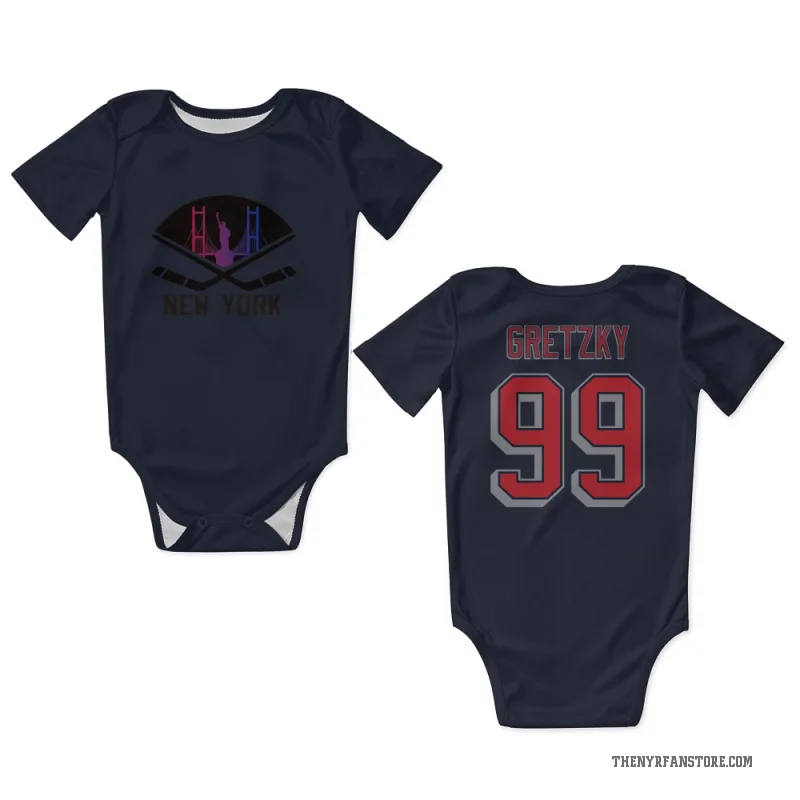 Wayne Gretzky  Navy New York Rangers  Newborn & Infant Bodysuit