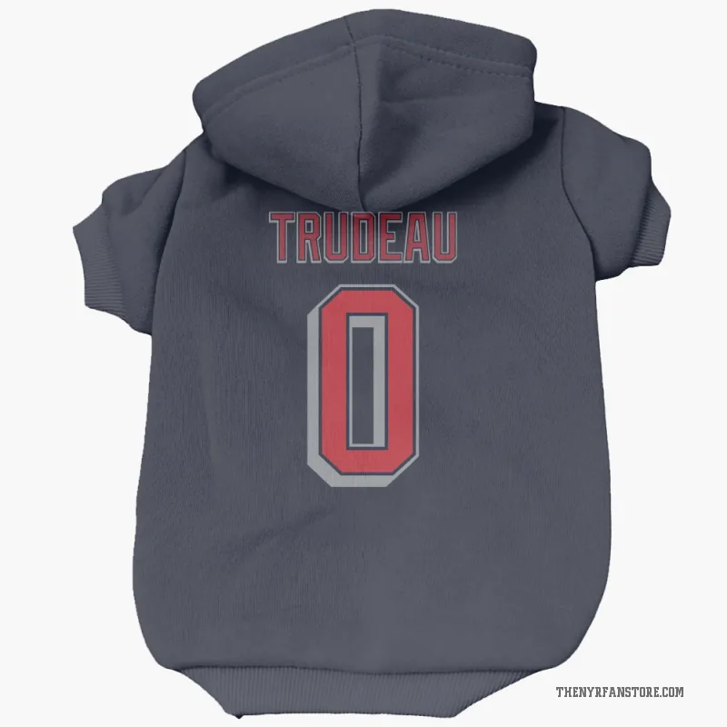 William Trudeau  Navy New York Rangers  Cat & Dog Pet Hoodie