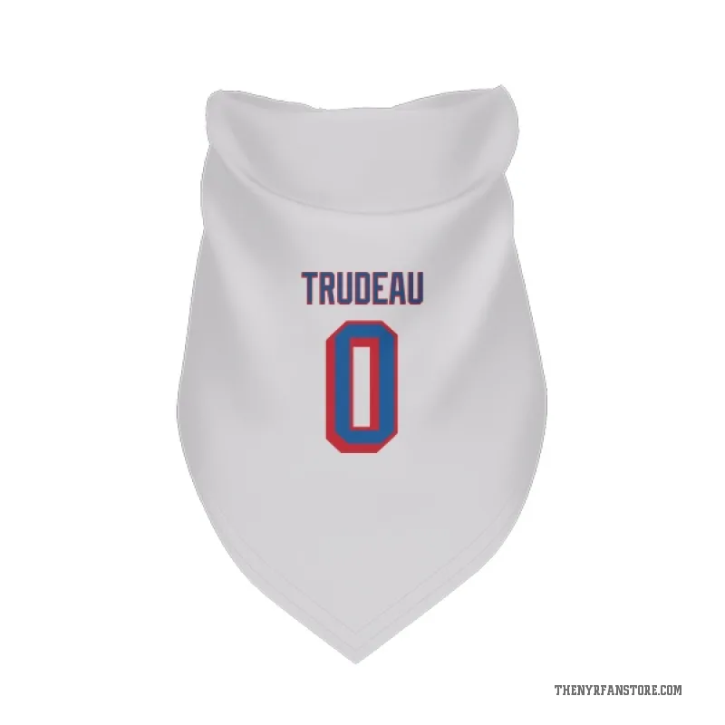 William Trudeau  White New York Rangers  Cat & Dog Pet Bandana